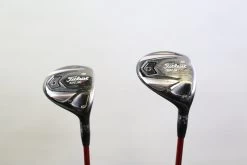 Titleist 913F 15* & 19* Wood Set RH Mitsubishi Bassara Shafts Senior Flex