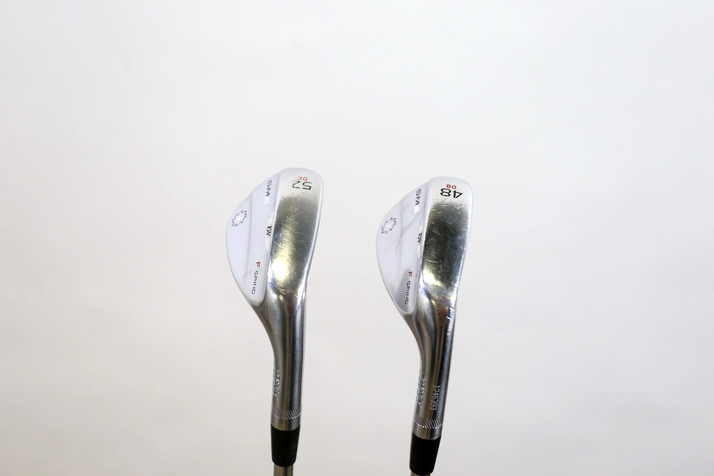 Titleist Vokey SM6 Chrome 48*, 52* Wedge Set RH Steel Shaft Wedge Flex - Image 6