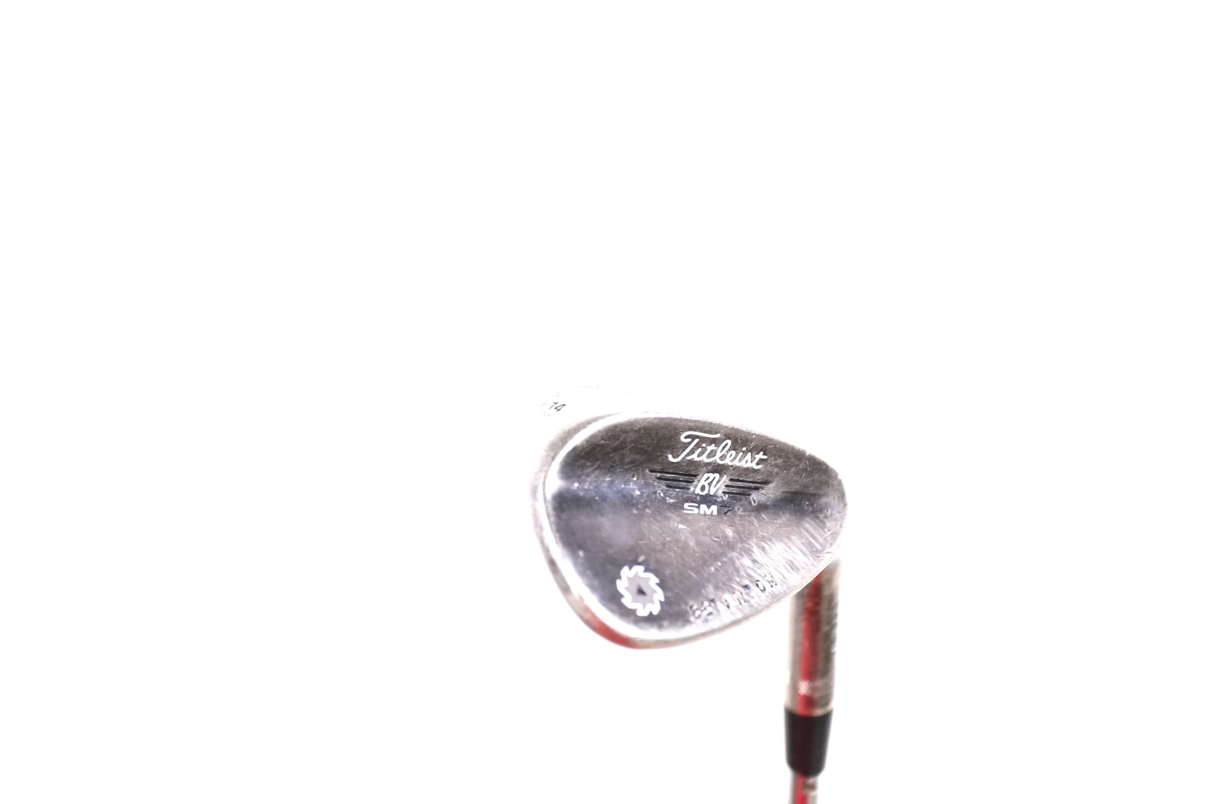 Titleist Vokey SM7 Brushed Steel F Grind 56* Wedge RH 35 In 14* Steel Wedge Flex - Image 2