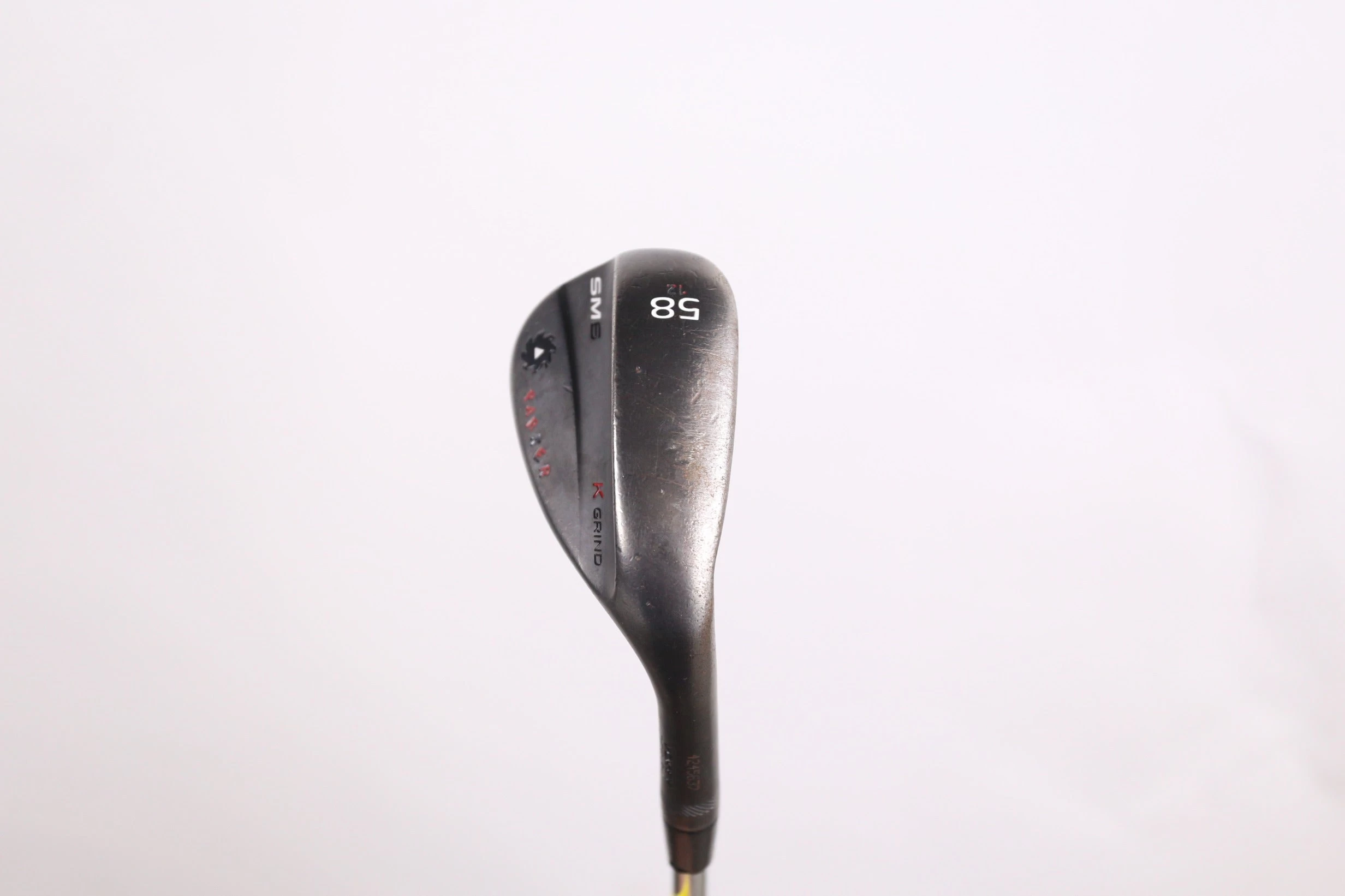 Titleist Vokey SM6 Jet Black K Grind 58* Wedge RH 34.75 In 12* Steel Wedge Flex - Image 5