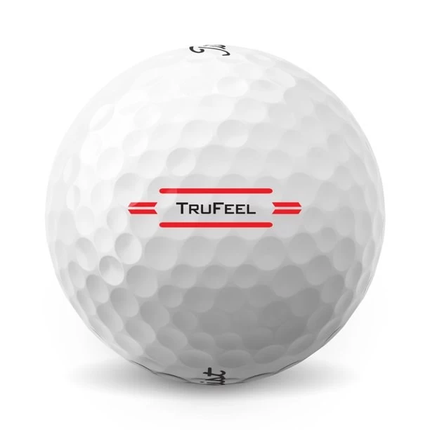 Titleist 2022 Trufeel Golf Balls Dozen White - Image 5