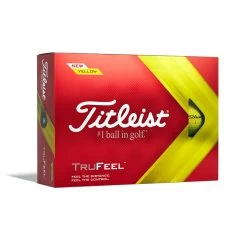Titleist 2022 Trufeel Golf Balls Dozen Yellow  