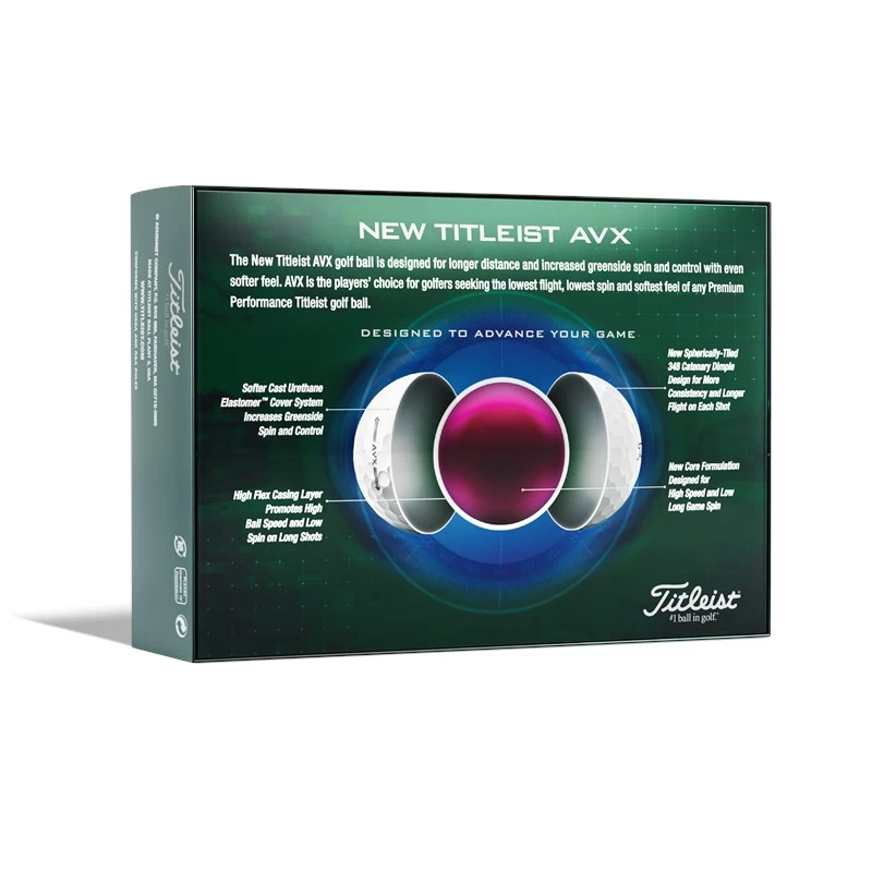 Titleist 2022 AVX Golf Balls White - Image 4
