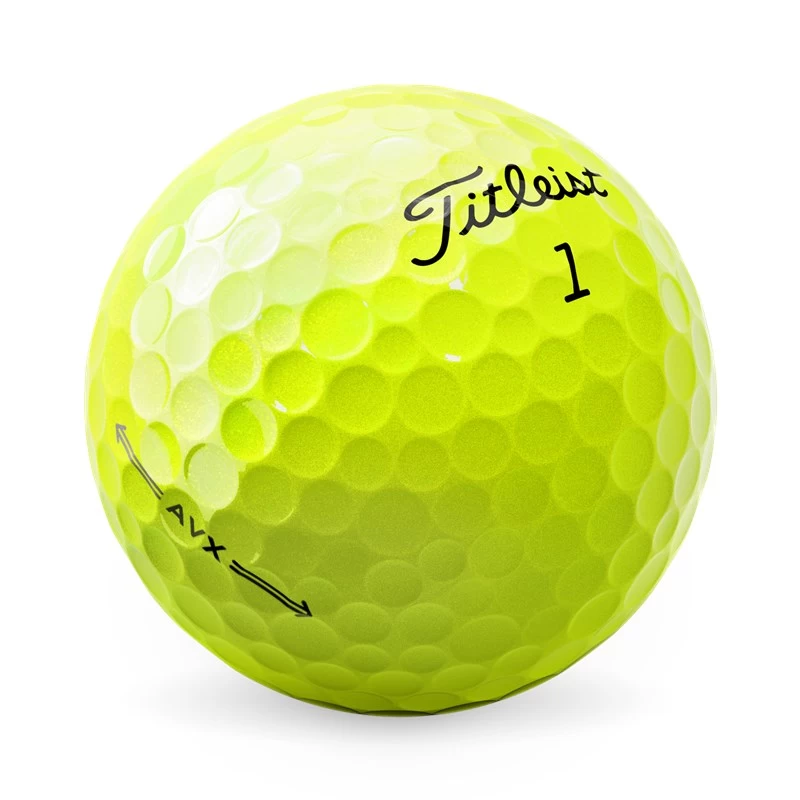 Titleist 2022 AVX Golf Balls Yellow - Image 4