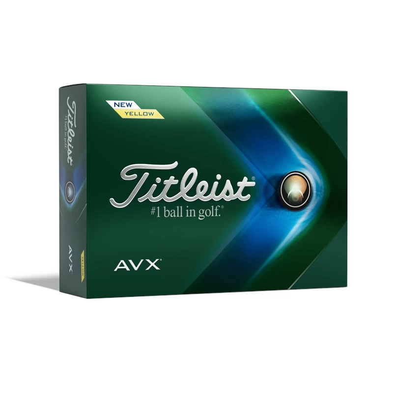 Titleist 2022 AVX Golf Balls Yellow