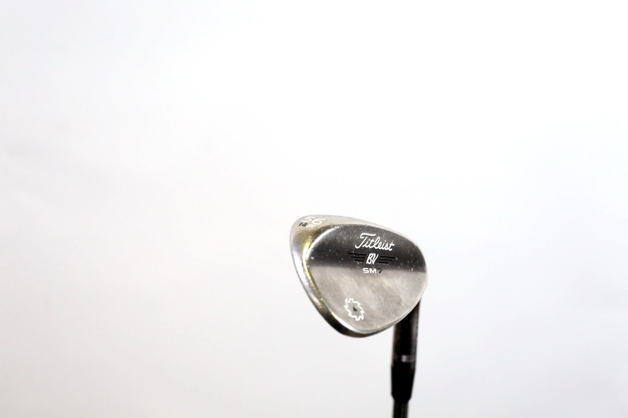 Titleist Vokey SM7 Brushed Steel F Grind 56* Wedge RH 35.75 In 14* Wedge Flex - Image 2