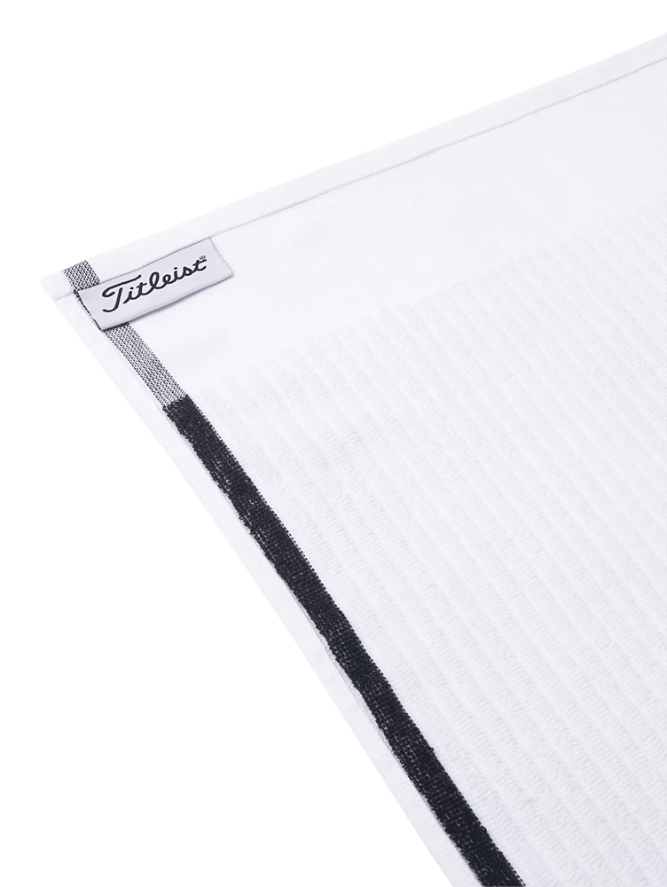 Titleist Players Terry Golf Towel White/Black - Image 2