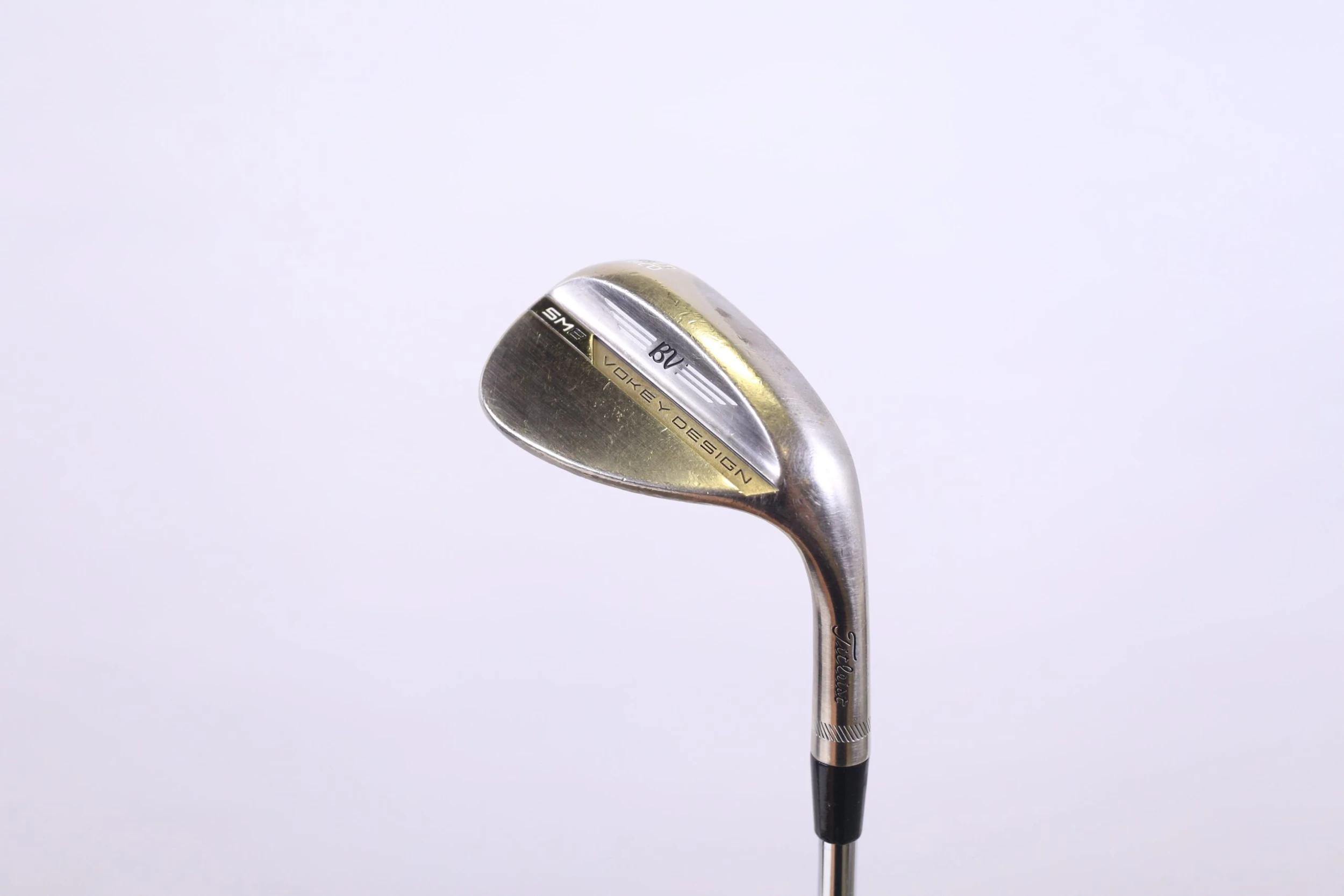 Titleist Vokey SM8 Brushed Steel S Grind 58* Wedge RH 34.25 In 10* Wedge Flex