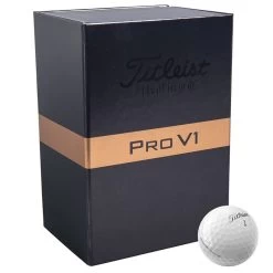 Titleist Pro V1 2 Dozen Gift Box White  