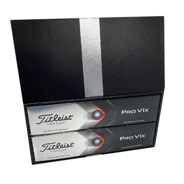 Titleist Pro V1x 2 Dozen Gift Box White - Image 3