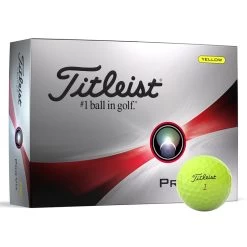 Titleist Pro V1x Golf Balls Yellow 2023  