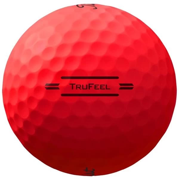 Titleist Trufeel Golf Balls Dozen Red - Image 3