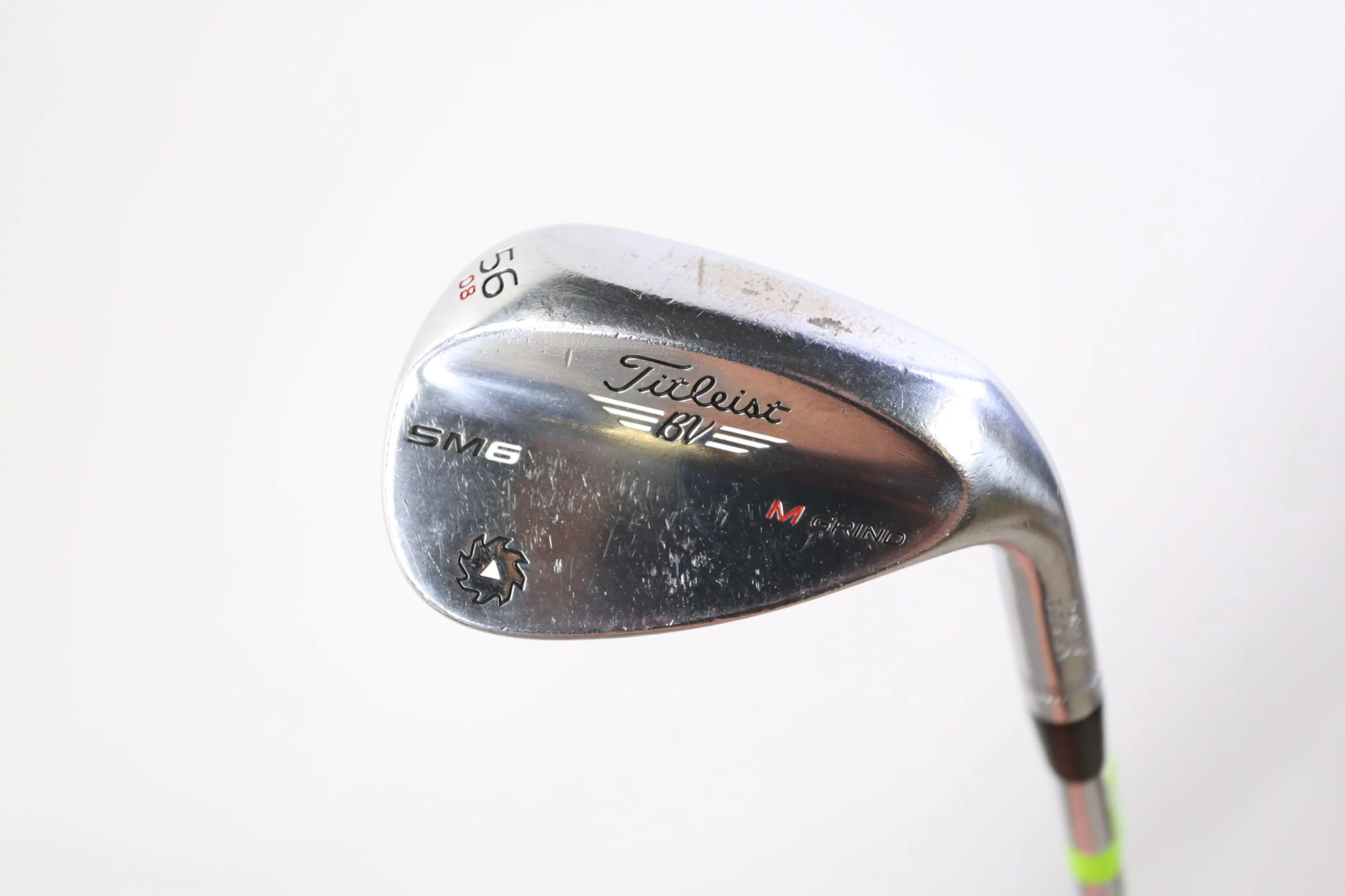 Titleist Vokey SM6 Tour Chrome M Grind 56* Wedge RH 35 In Titleist Steel Wedge