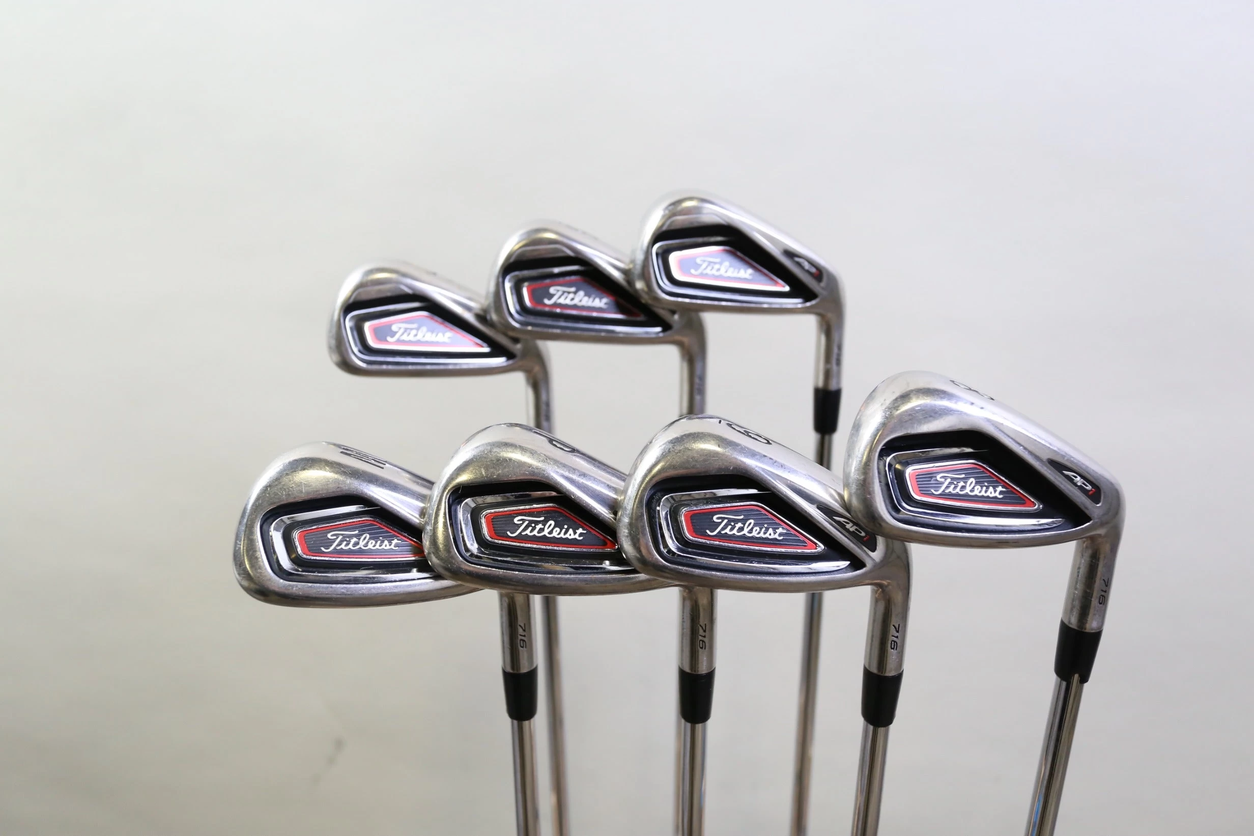 Titleist AP1 716 5-PW, GW Iron Set RH -0.25 In Steel Shaft Regular Flex