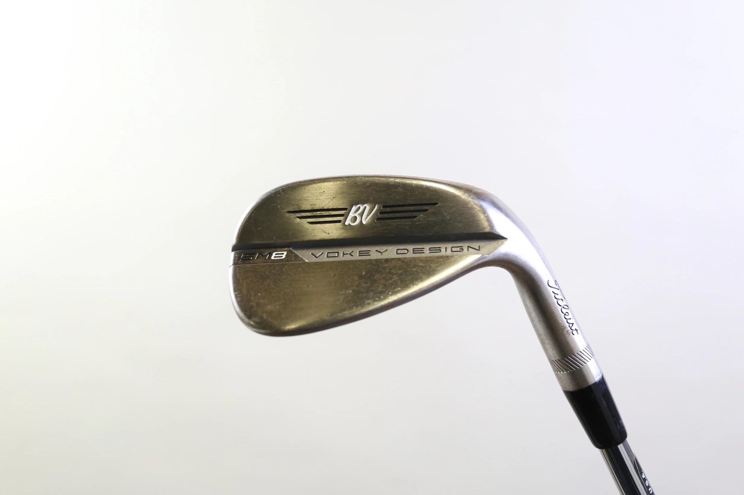 Titleist Vokey SM8 Brushed Steel 46* Wedge RH 35.5 In Dynamic Gold Steel Stiff