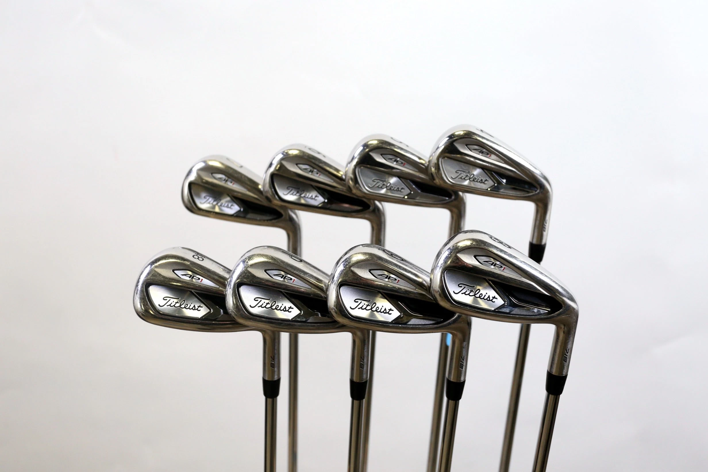 Titleist 718 AP1 4-9, 48*, PW Iron Set RH R300 Steel Shaft Regular Flex