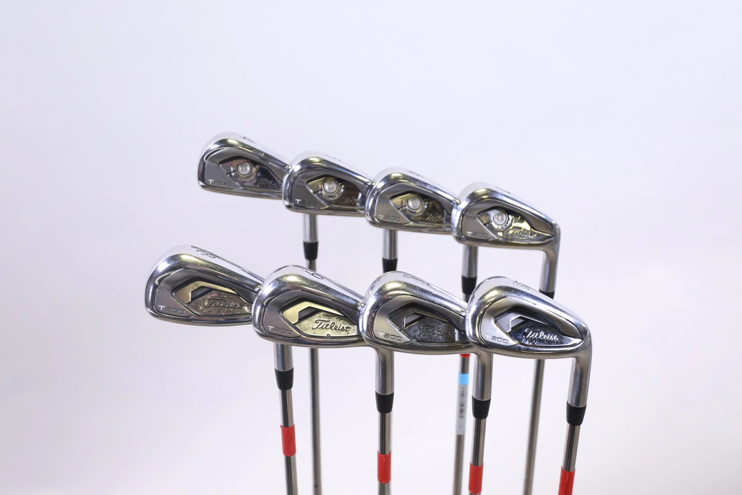 Titleist T200 4-PW-48W Iron Set RH True Temper AMT Black Steel Stiff Flex