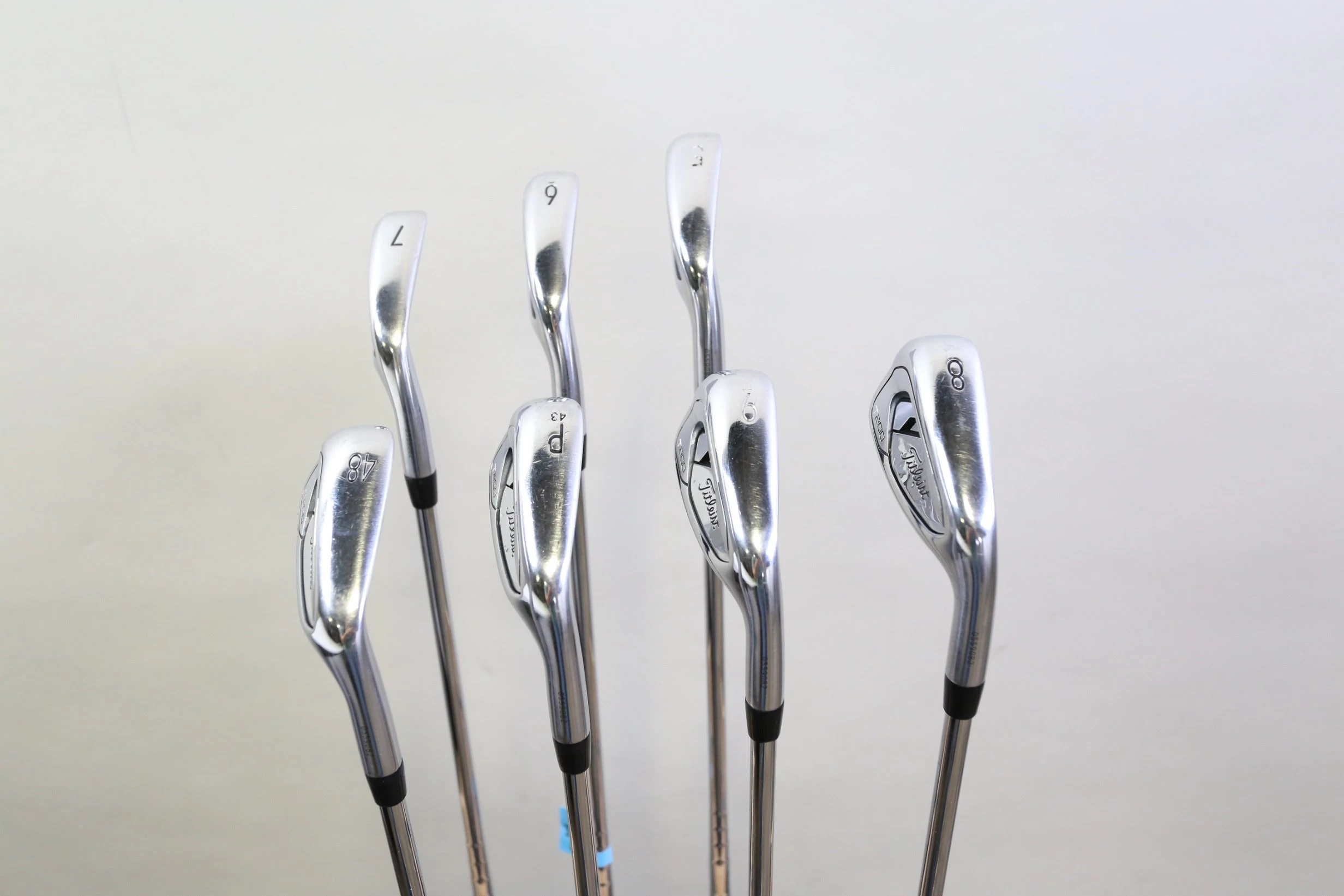 Titleist T200 5-PW-48W Iron Set RH True Temper AMT Red Steel Stiff Flex - Image 4