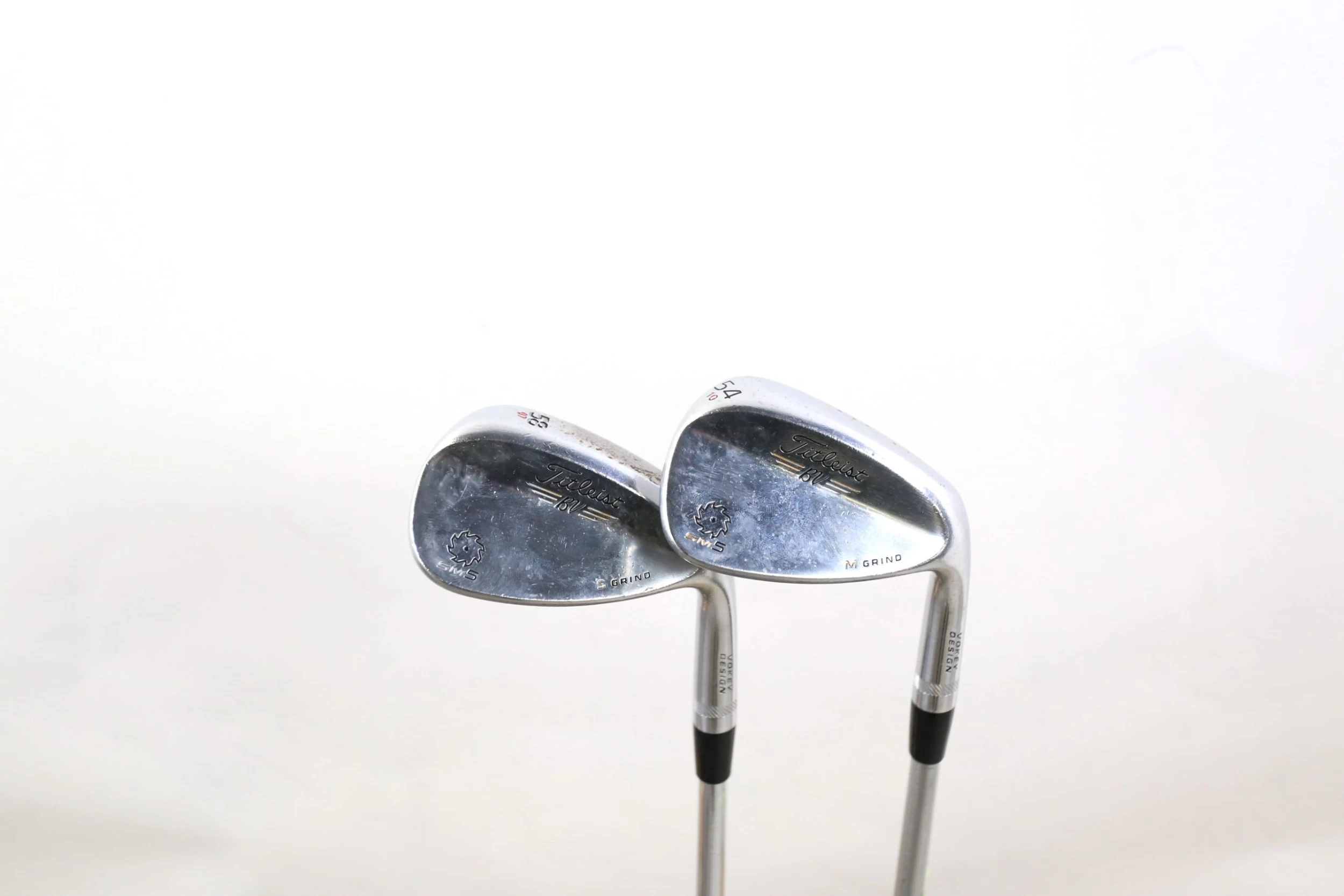Titleist Vokey SM5 Chrome S Grind 54*, 58* Wedge Set RH Steel Shaft Wedge Flex