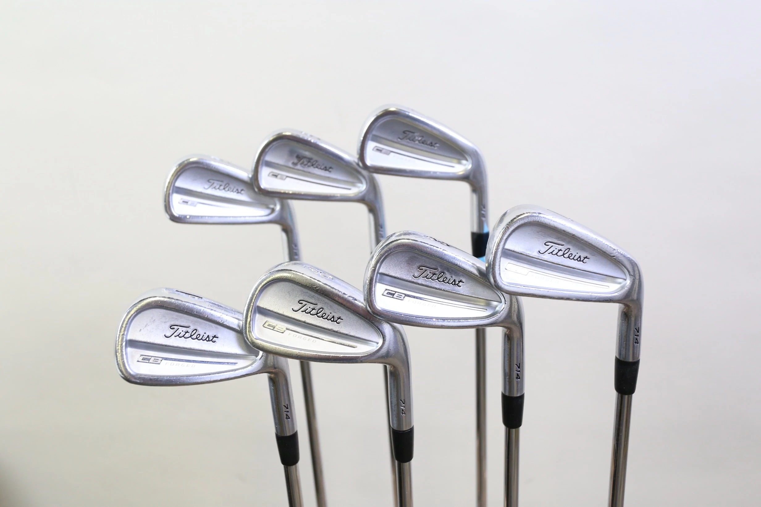Titleist CB 714 Forged 4-PW Iron Set RH True Temper XP Steel Regular Flex