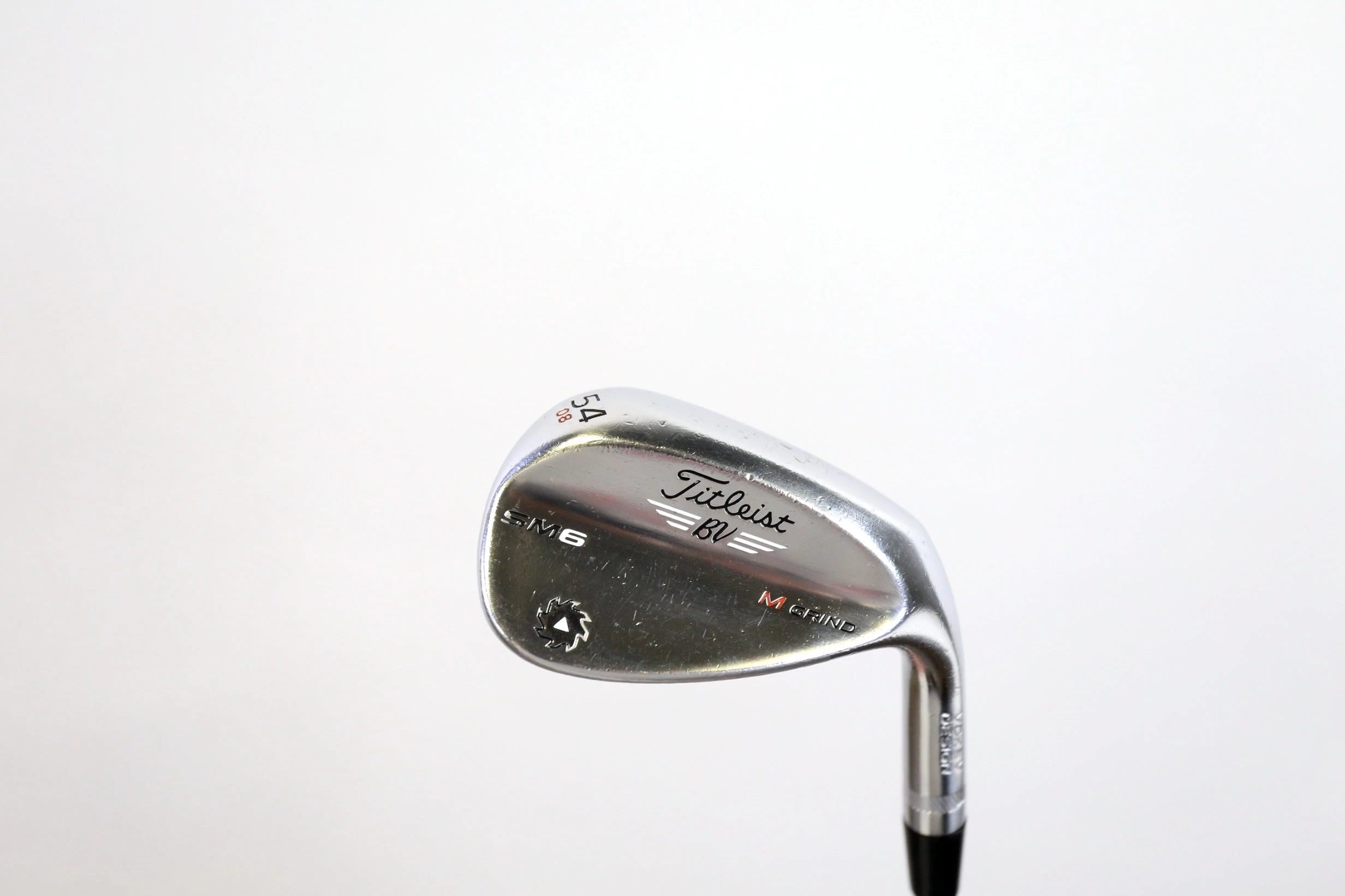 Titleist Vokey SM6 Tour Chrome M Grind 54* Wedge RH 35 In Titleist Steel Wedge