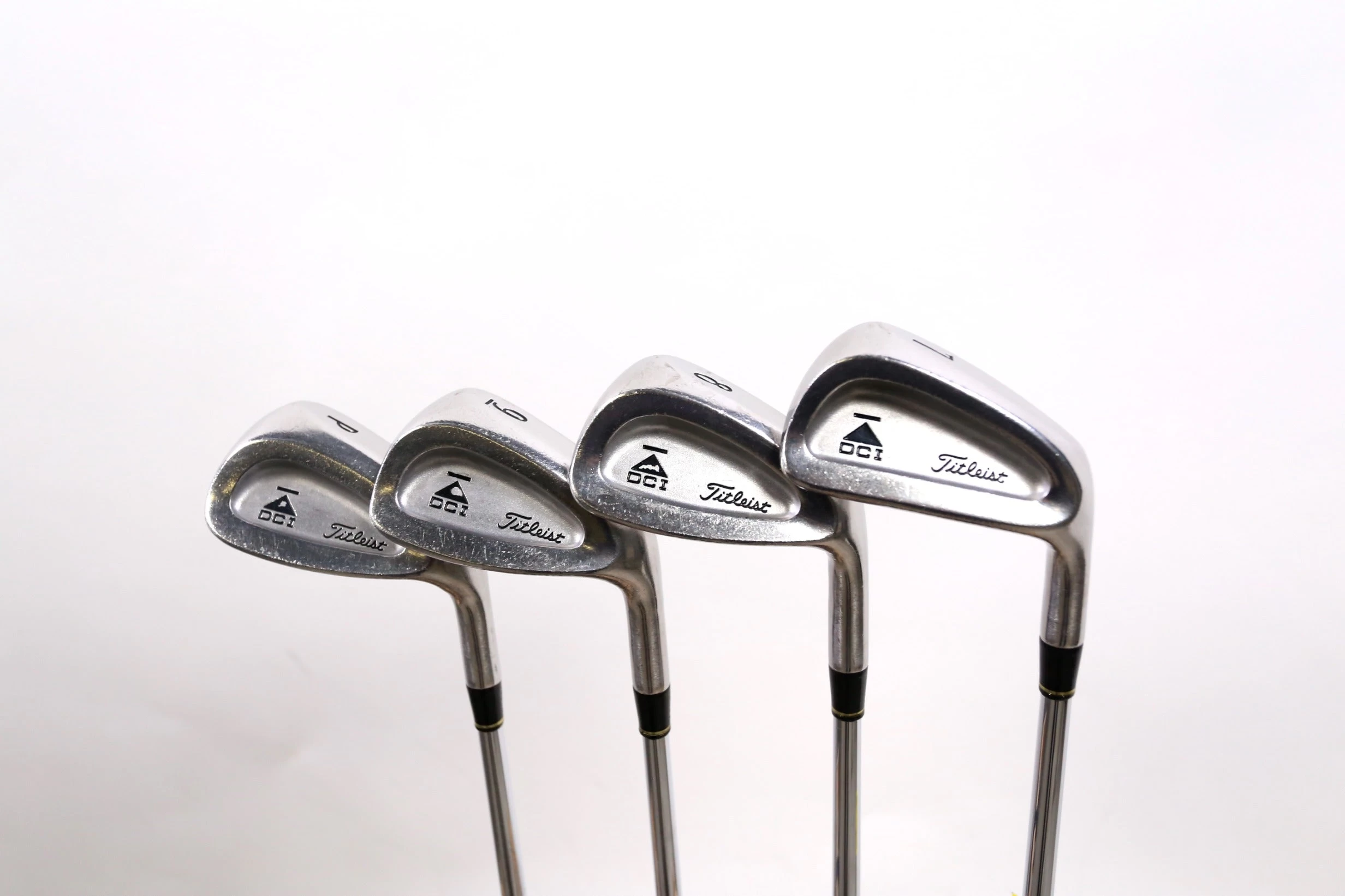 Titleist DCI Black 7-9, PW Iron Set RH Titleist Tri-Spec Shafts Stiff Flex