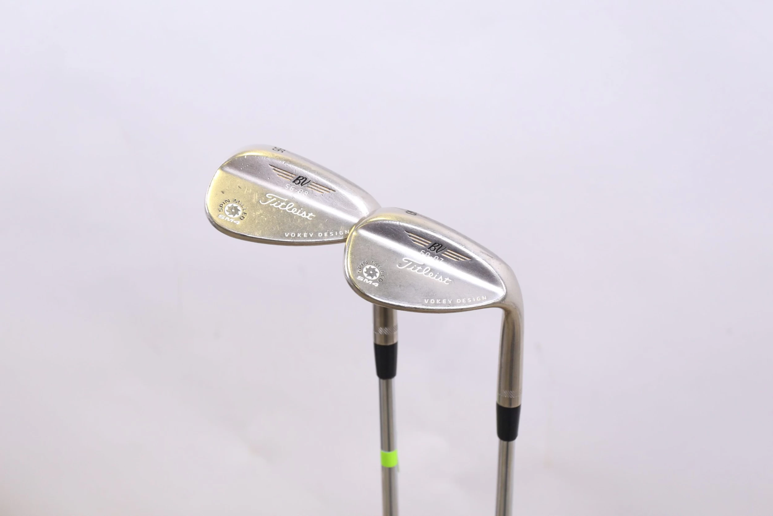 Titleist Vokey SM4 Tour Chrome 56*, 60* Wedge Set RH Titleist Steel Wedge Flex